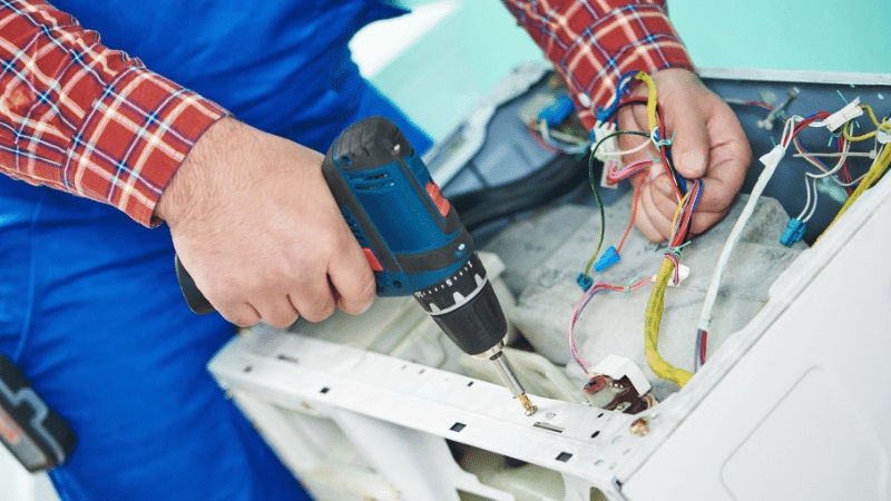 Altındağ Toshiba Toshiba çamaşır makinesi kart tamiri – Su almama arızası orijinal parça ile giderildi. - Teknik servis örneği